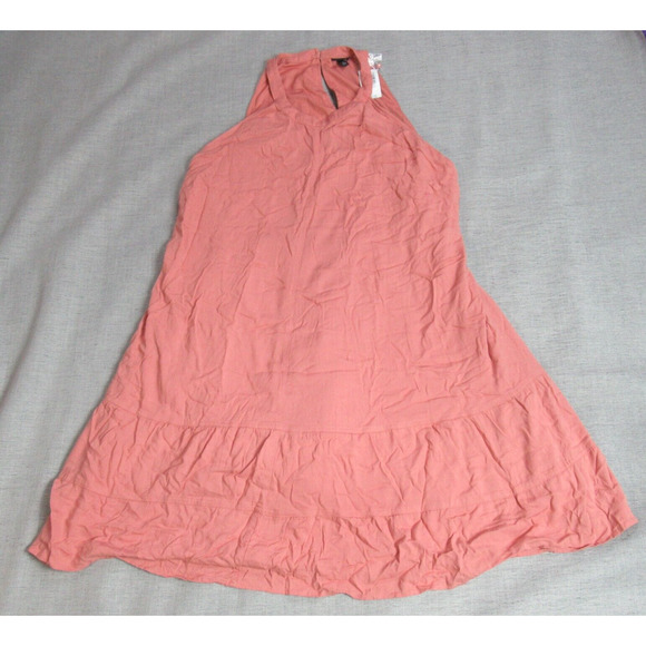 Torrid Dress Womens Size 4 Pink Blush Goddess Natural Woven Tiered Maxi Boho NWT - Picture 4 of 14